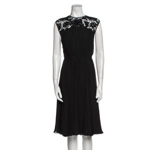 Ralph Lauren Collection Purple Label Black Silk Dress